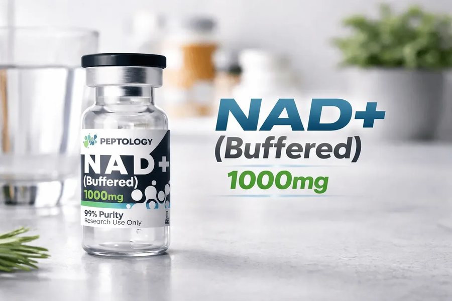 NAD+ (Buffered) 1000 mg – Energia celular, reparação do ADN e apoio mitocondrial