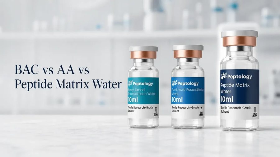 Água bacteriostática, ácido acético ou Matrix Water: qual o meio de reconstituição?